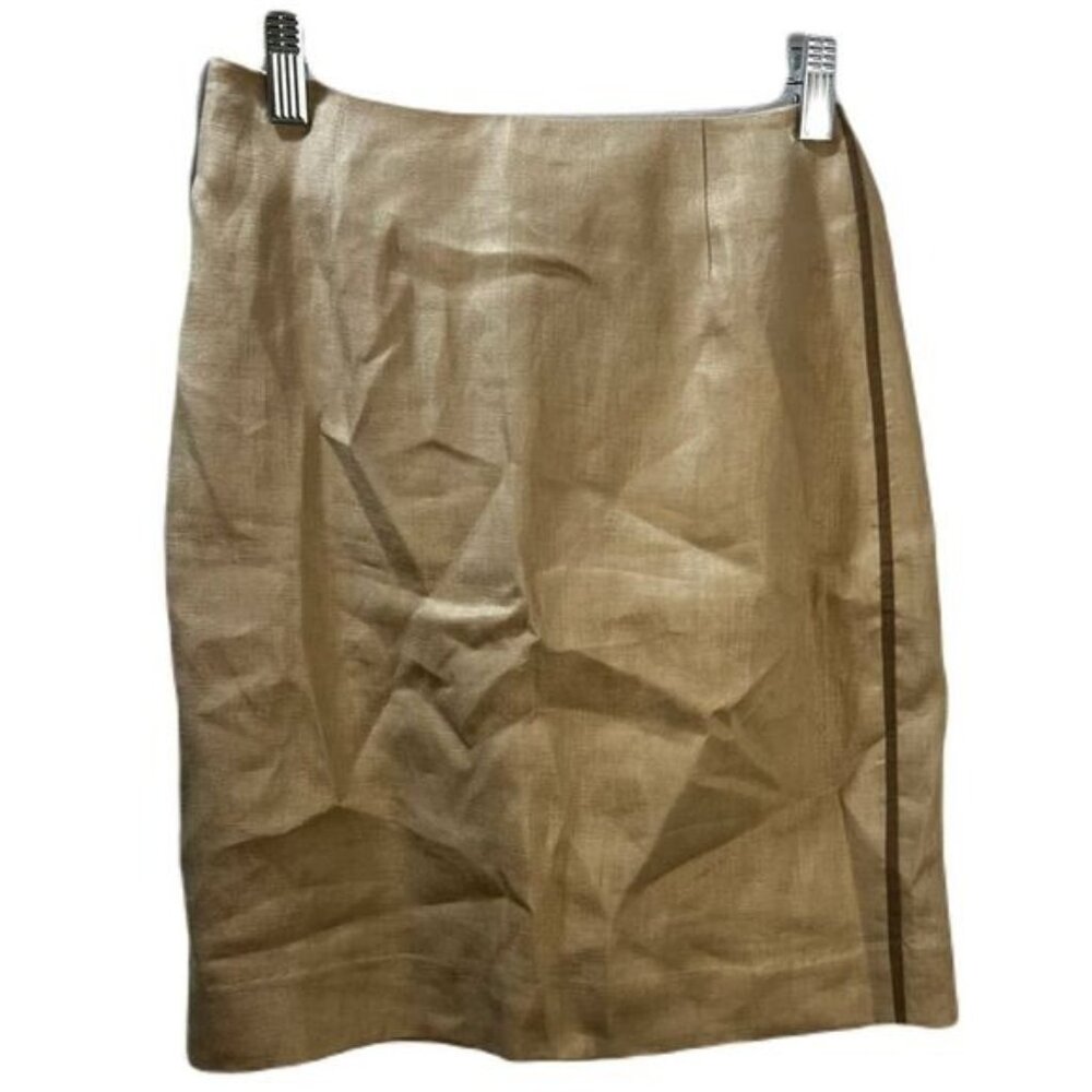 J Crew‎ Women's Linen Mini Skirt Size 0 NWT